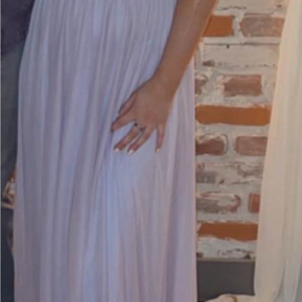 Purple bridesmaids dress